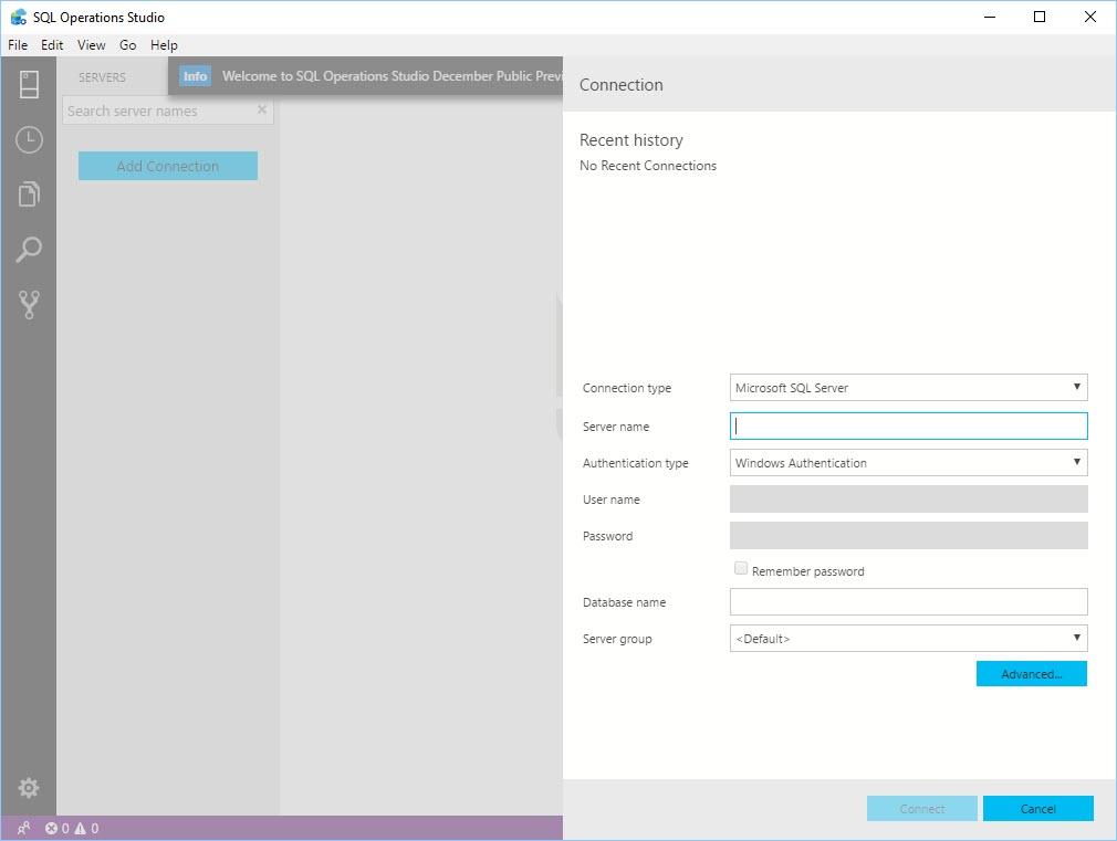 What is Microsoft SQL Operations Studio? – think about IT